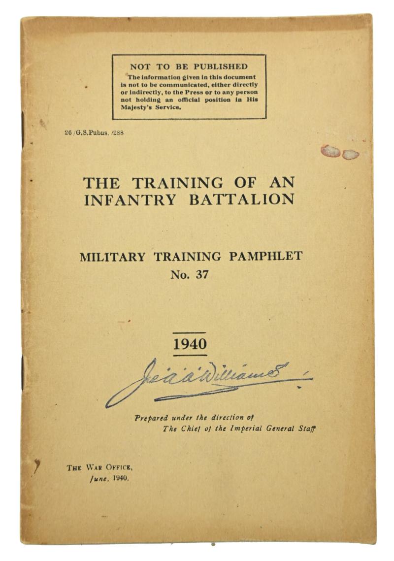 British WW2 Training Pamphlet No.37