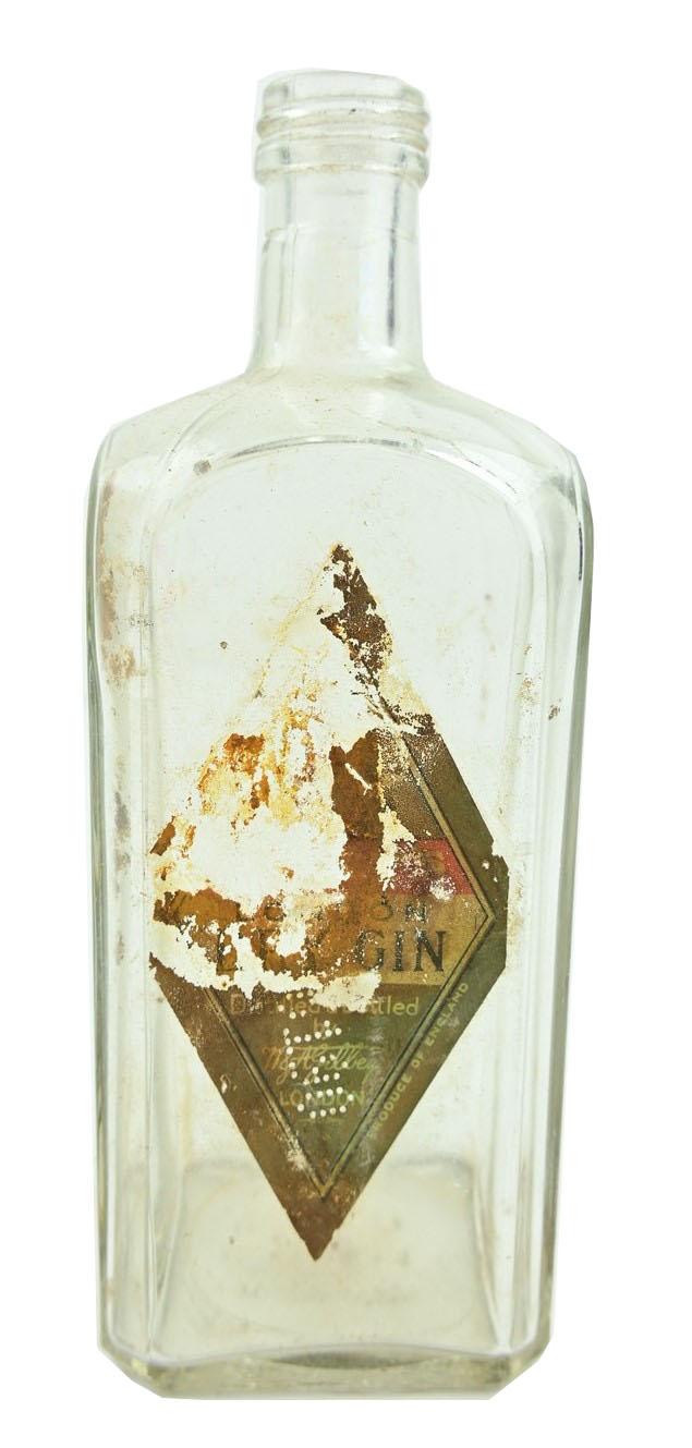 British WW2 Bottle of Gin 'Nebo Monastery'