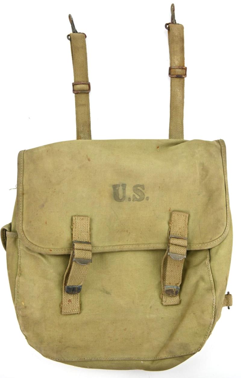 US WW2  M-1936 Rubberized Musset Bag