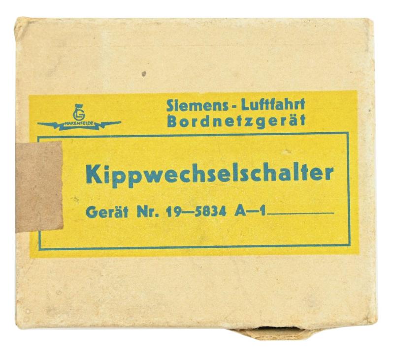 German LW Toggle Change Switch in Box