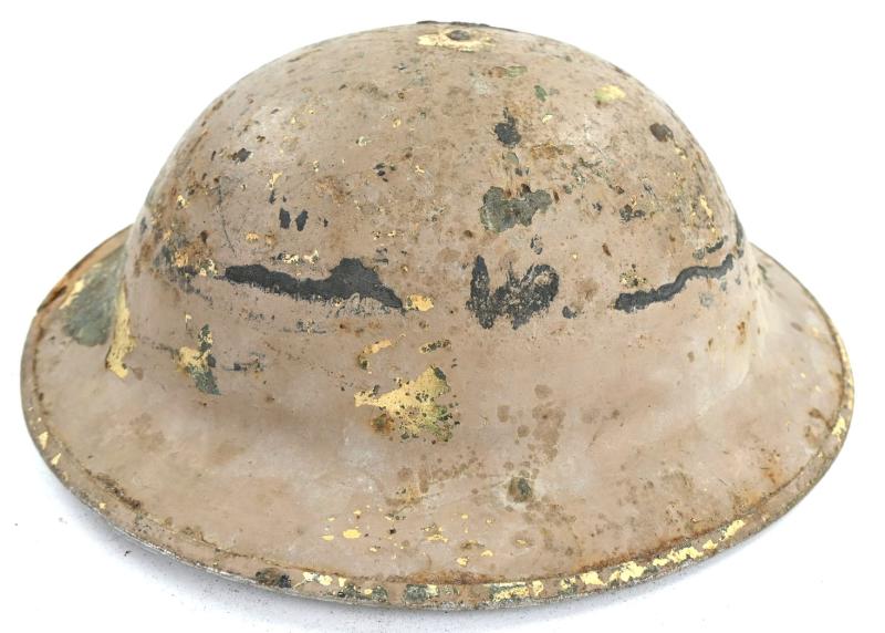 British WW2 Salty Tropical Brody Helmet