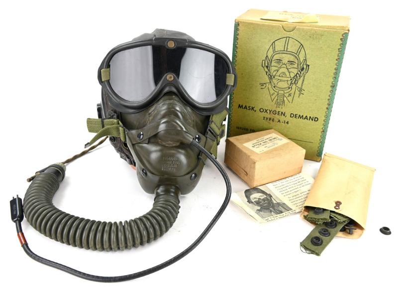 US Army Airforce WW2 Pilot Headgear set