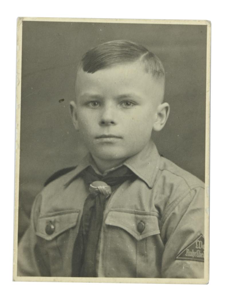 German Hitler Youth Portrait Picture