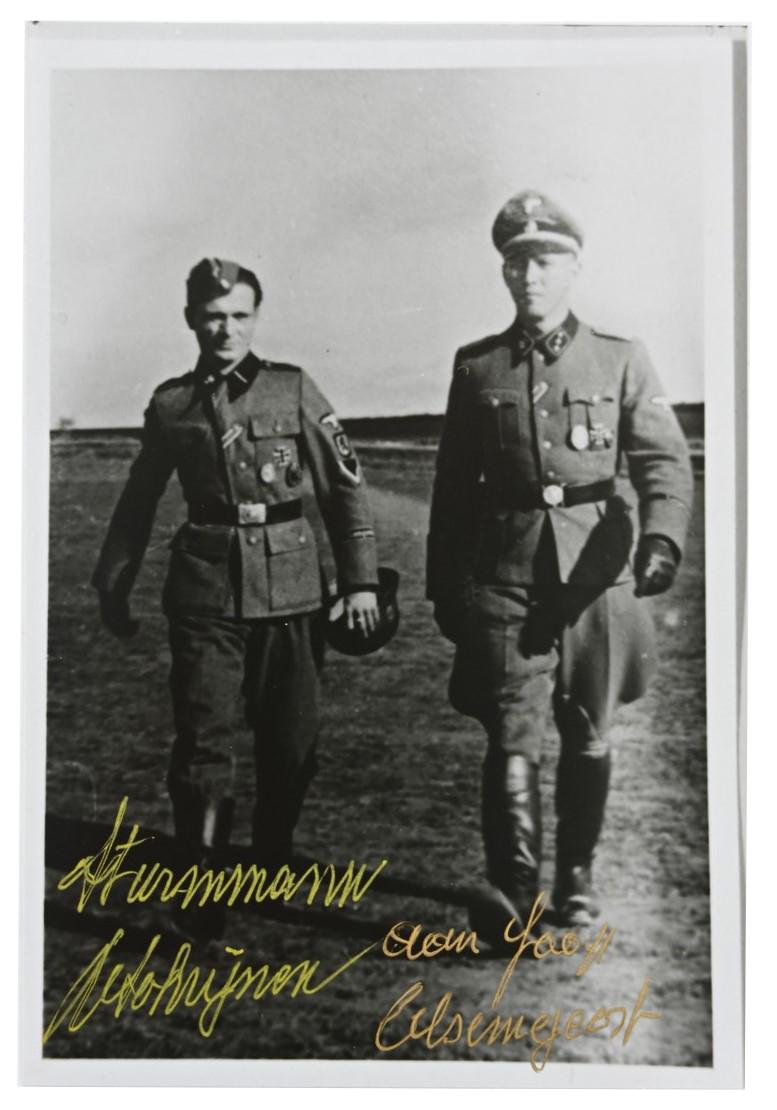 Signature of Belgian Waffen-SS KC Recipient 'Remy Schrijnen'