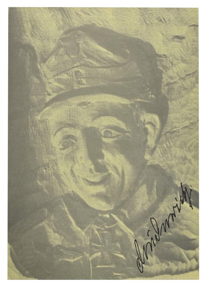 SIgnature of Wehrmacht Heer KC Recipient 'Georg Audenrieth'