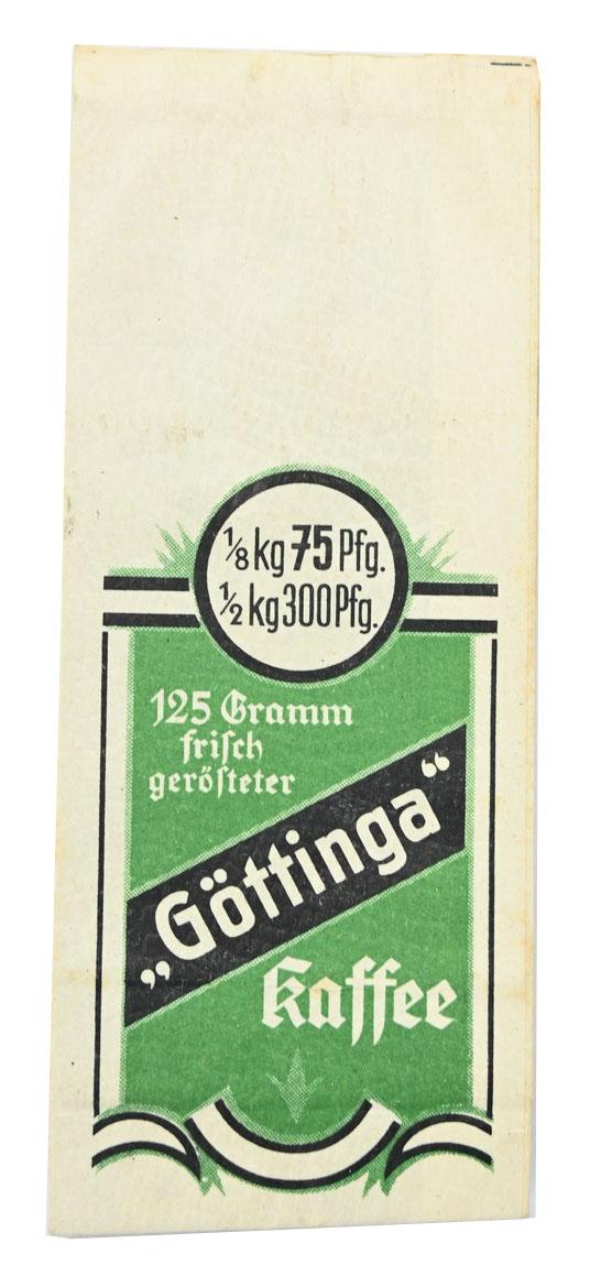 German Third Reich Era Paper Coffee Pouch