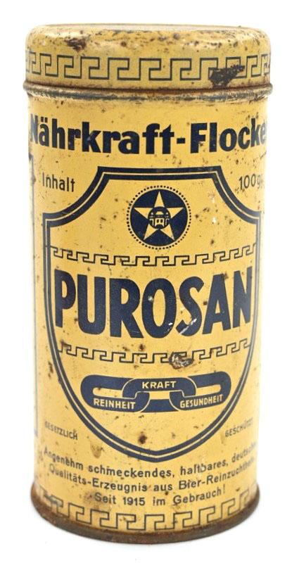 German Third Reich Era Tin Can of Tonic