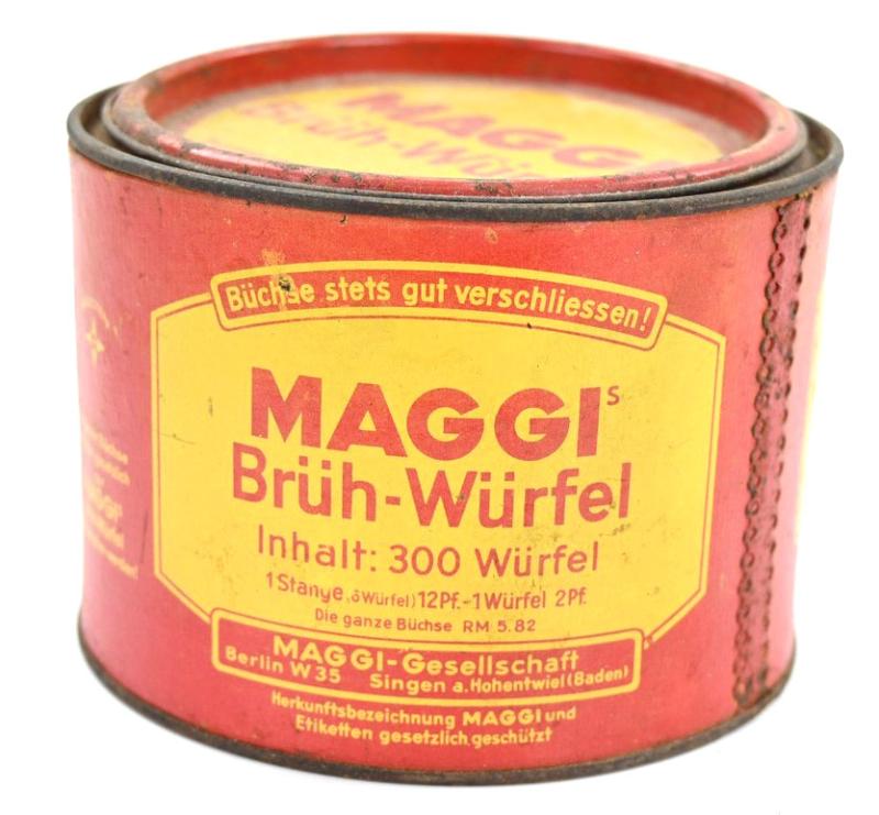 German Third Reich Era Tin Can of Maggi