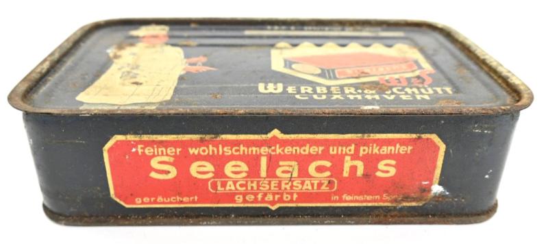 German Third Reich Era Tin Can of Pollock