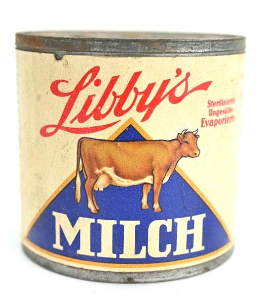 German Third Reich Era Tin Can of Milch