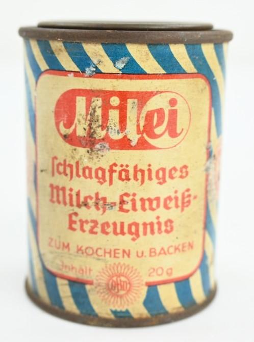 German Third Reich Era Tin Can of Backing Protein