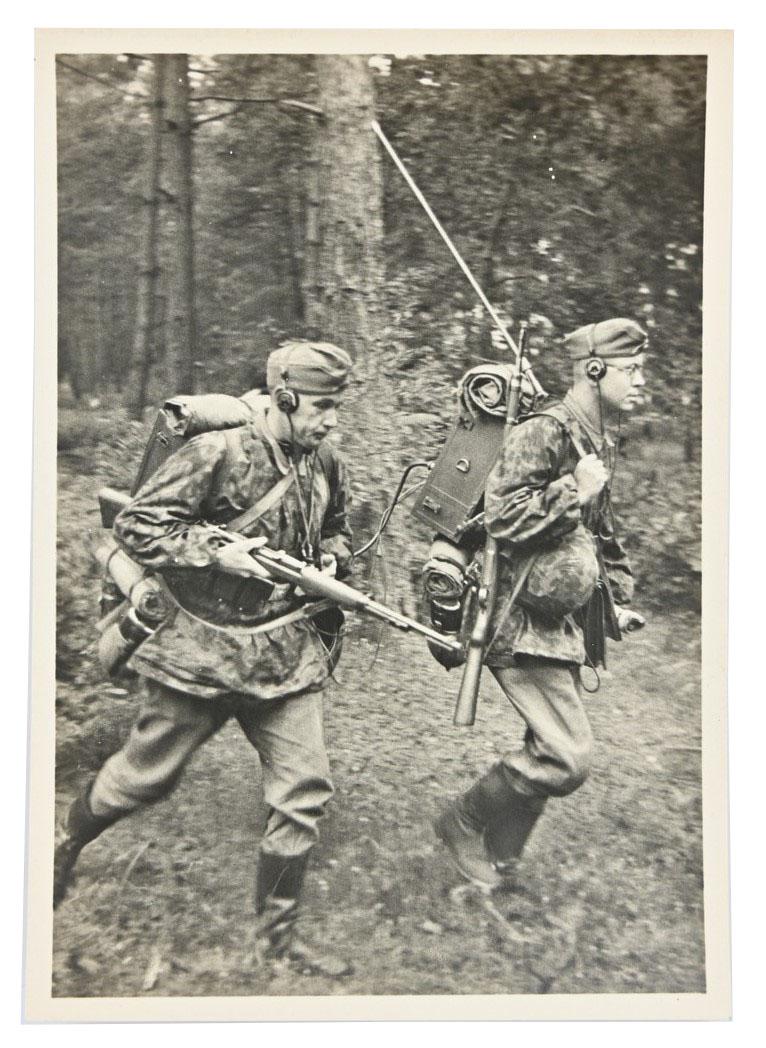 German Waffen-SS Kriegsberichter Postcard 'Unsere Waffen-SS'