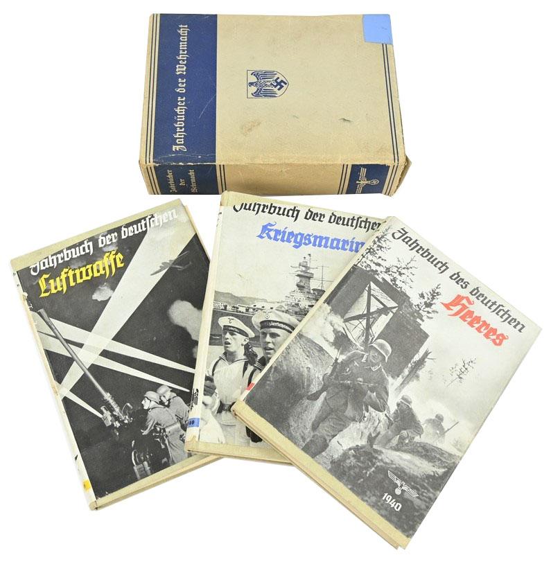 German Bookset 'Jahrbücher der Wehrmacht' 1940