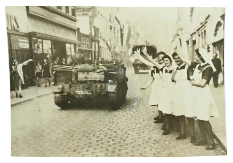 US WW2 Market Garden Press Photo 'Eindhoven'