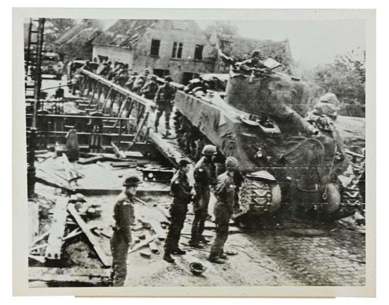 US WW2 Market Garden Press Photo 'Son'