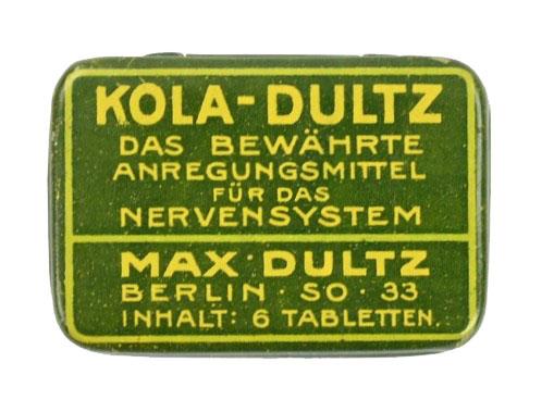 German Third Reich Era Tin Can of 'Kola-Dultz'