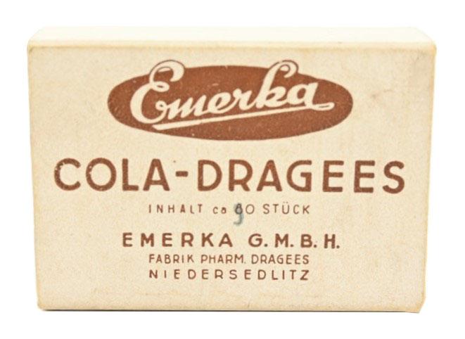 German Third Reich Era Box Of Cola Energy Tablets