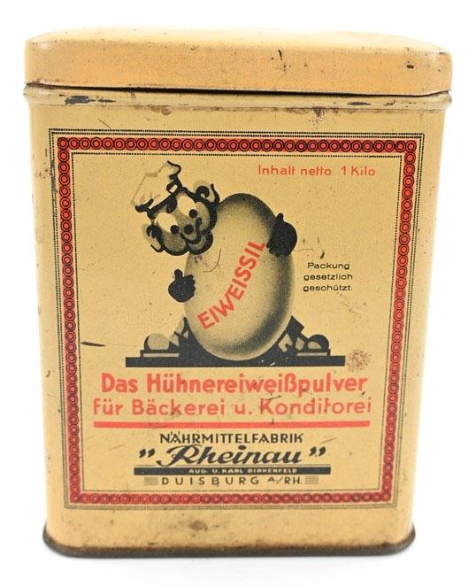 German Third Reich Era Tin can of Backing Powder