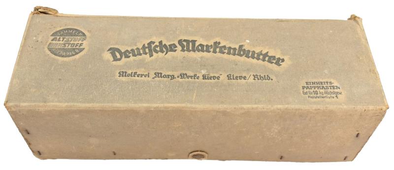 German Third Reich Era Paper Butter Package