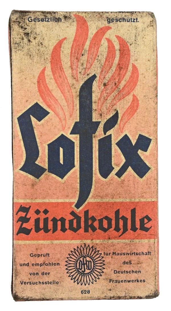 German Third Reich Era Package of Charcoal