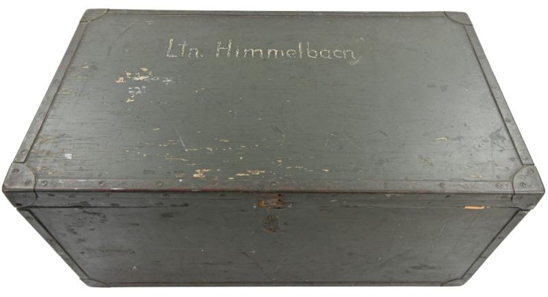 German WH Officer Clothing Case / Re-issued Luftschutz Gasmask Storage Box