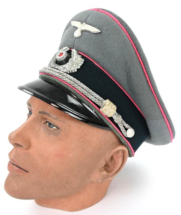 German WH Panzer Officer Visor Cap