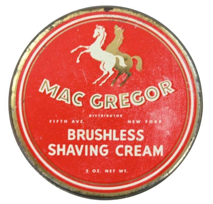 US WW2 Mc Gregor Shaving Cream