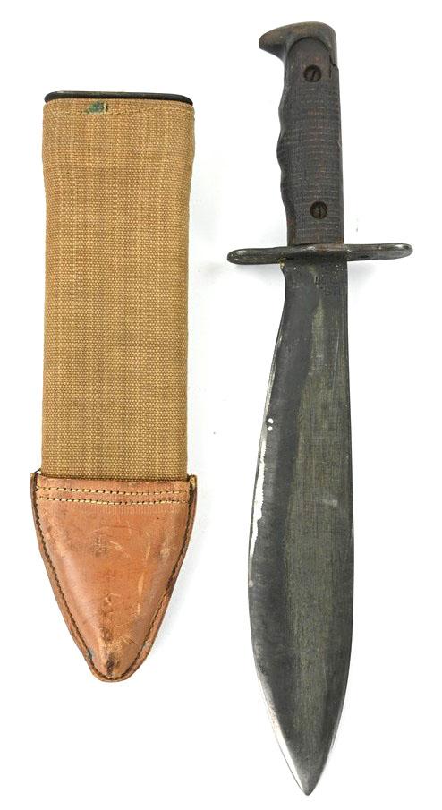 US WW1 M-1917 Bolo Knive & Scabbard