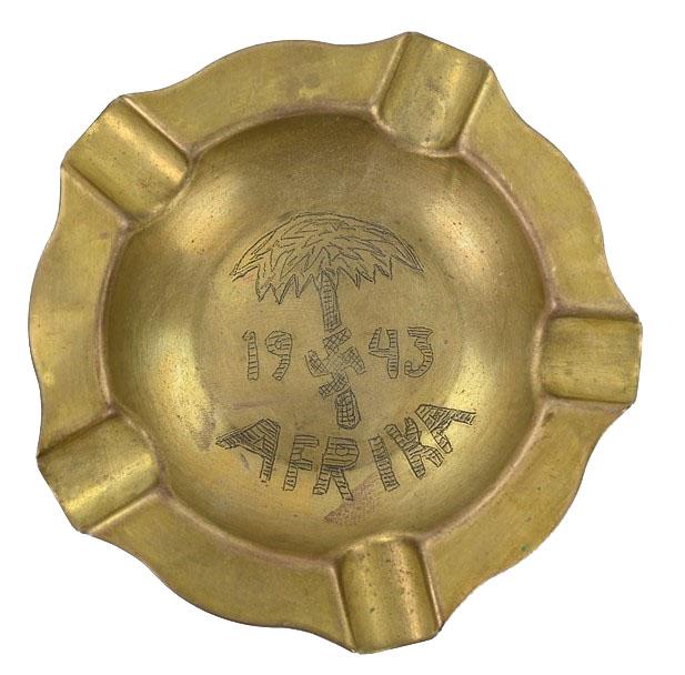 German WH Afrika Korps Ashtray 1943