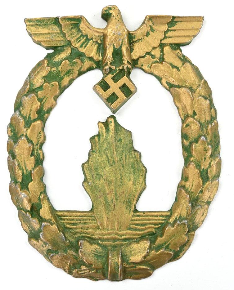 German KM Minesweeper War Badge Plaque