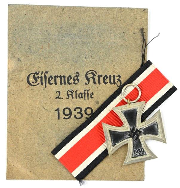 German WW2 Iron Cross 2nd Class wiht Pouch