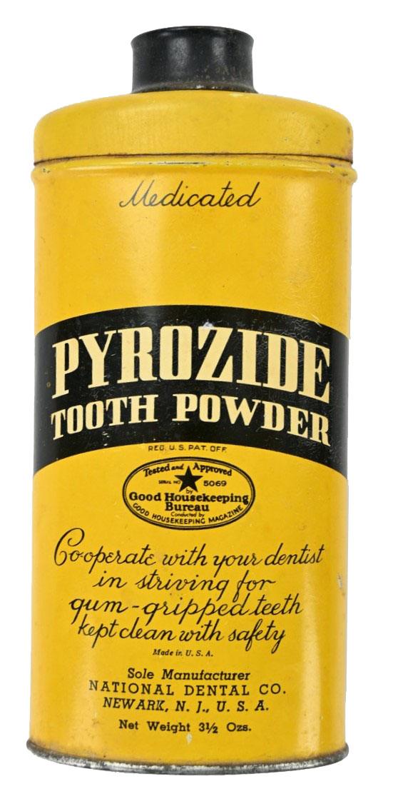 US WW2 Bottle of Tooth Powder