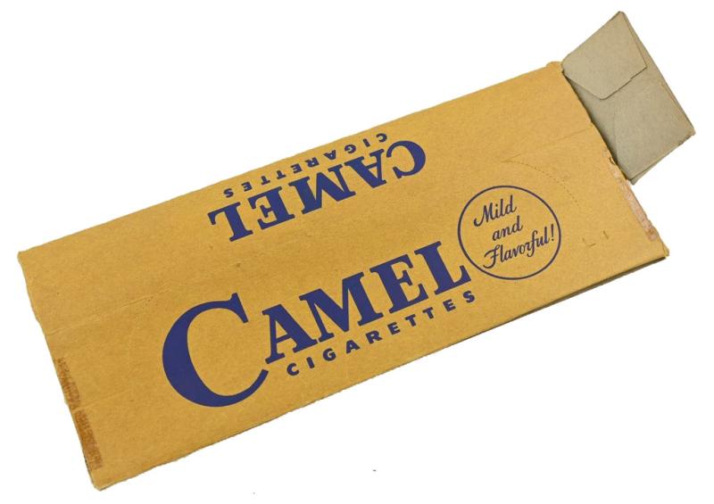 US WW2 Camel Cigarets Package Carton Box