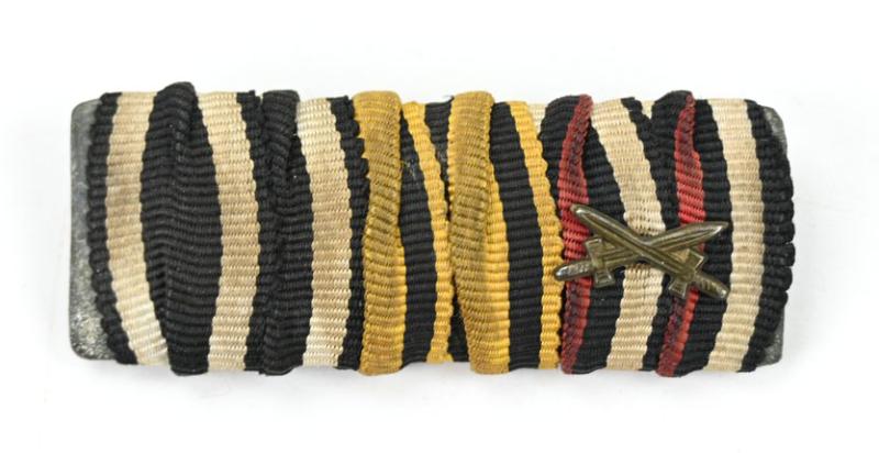 German WW1 3-Piece Medal Ribbonbar