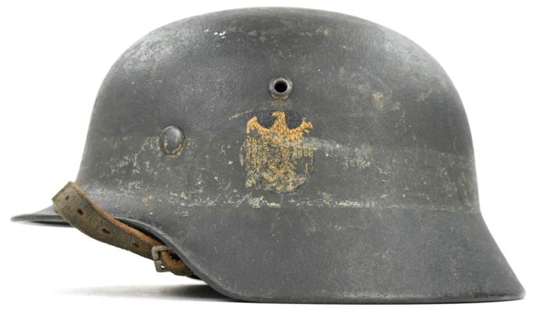 German KM M35 Single Decal (Re-Issued) Combat Helmet