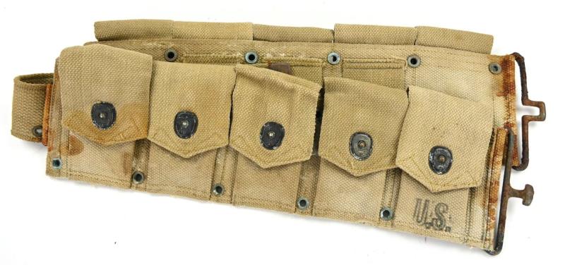 US WW2 M1 Garand Ammo Belt