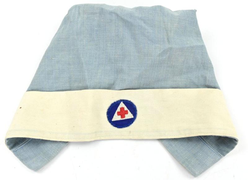 US WW2 Civil Defense Nurse Headband