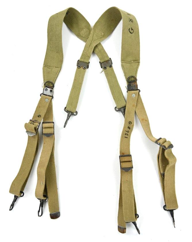 US WW2 M36 Named Suspenders