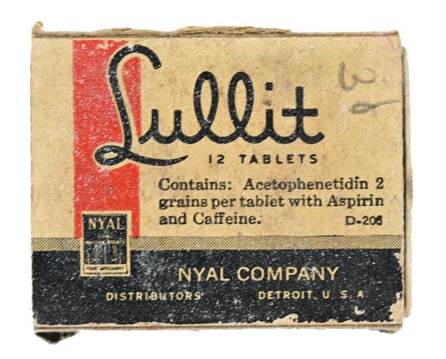 US WW2 Lullit Tablets package