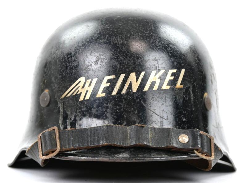 German Heinkel Factory Helmet Air Defense