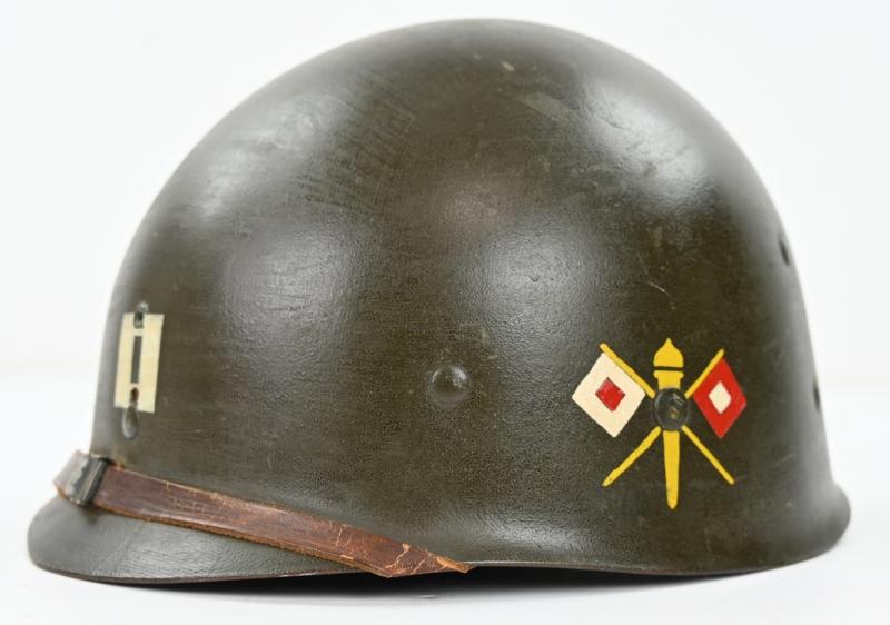 US WW2 Captain Eight Army M1 Helmet Liner