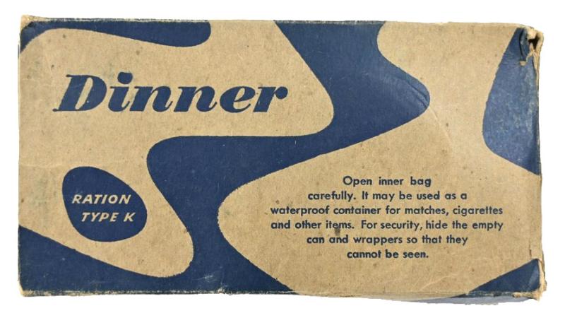 US WW2 K-ration Dinner Package