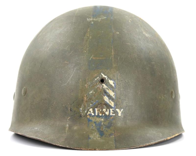 US WW2 M1 Named Helmet Liner