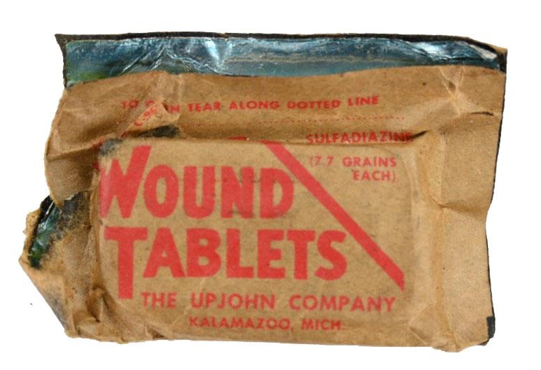 US WW2 UpJohn Wound Tablets