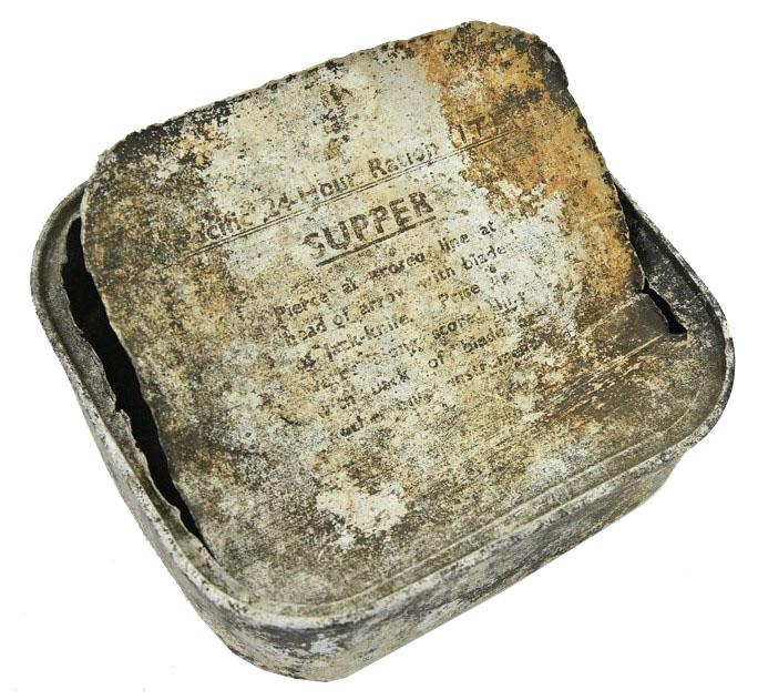 Allied WW2 Pacific 24 Hour Ration 'Supper' Tin Can