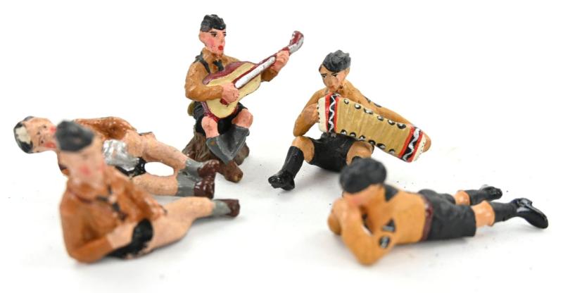 German Elastolin Toy Figure set 'SA Musikkorps'