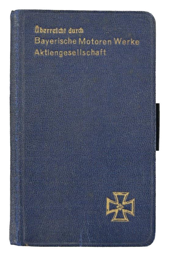 German BMW Pocket Agenda 1940