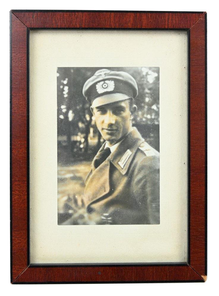 German WH Portrait Picture in Frame