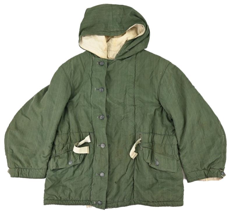 German WH Reversible Green Winter Parka