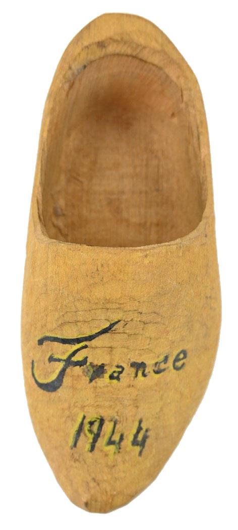 French WW2 Wooden Shoe 1944